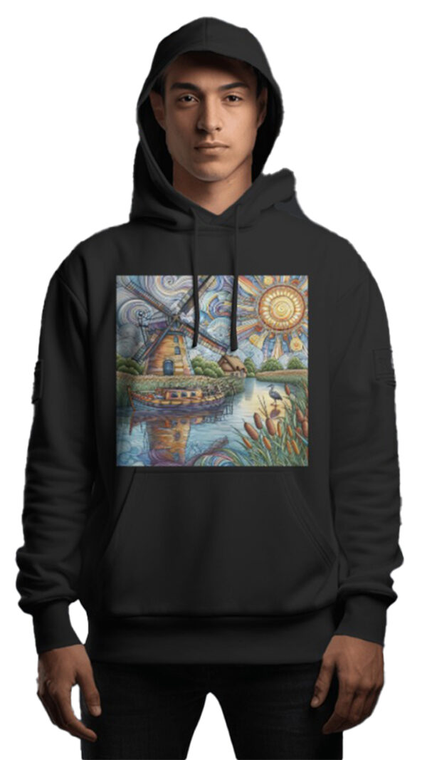 Black Printed Hoodie Mens Trendy and Stylish Designs